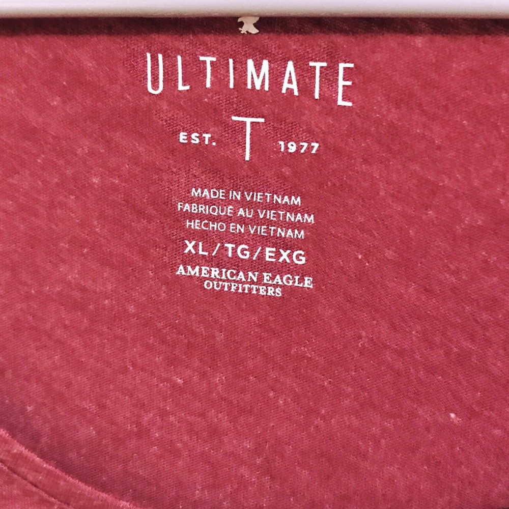 { Berry Red Tee } - Picture 2 of 3